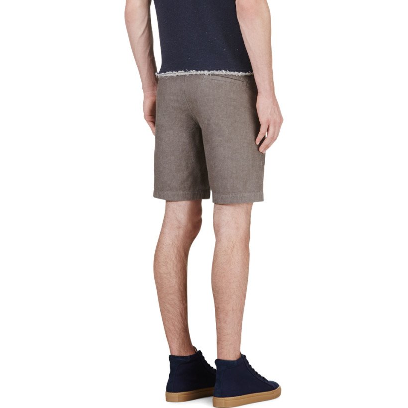 Rag & Bone Grey Cotton Surf Shorts