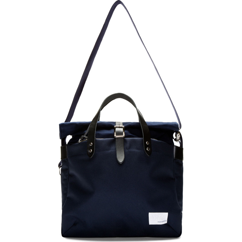 Nanamica Navy Roll Top Briefcase