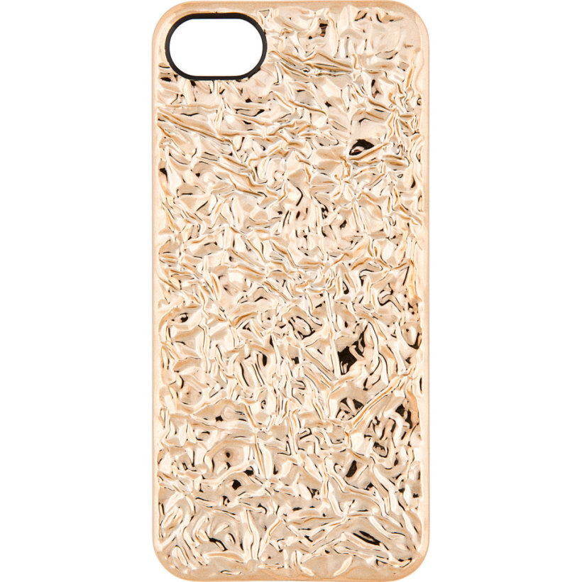 Marc by Marc Jacobs Rose Gold Crinkled Foil iPhone 5 Case