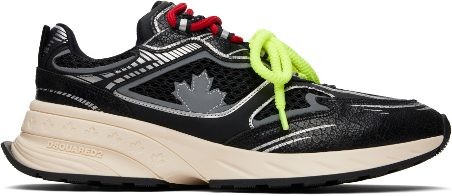 Dsquared2, Dsquared2 Black Sprinter Sneakers