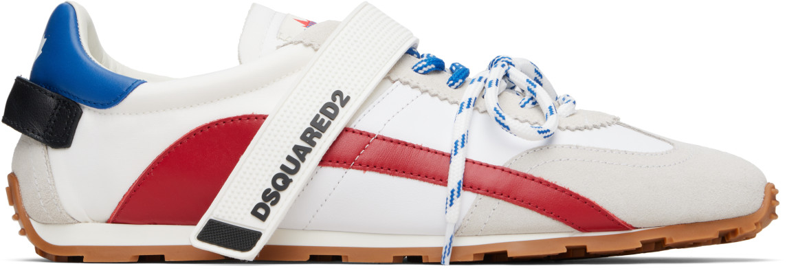 Dsquared2, Dsquared2 White DC-642 Sneakers