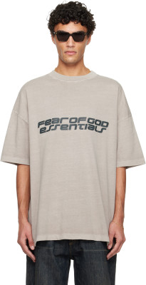 Fear of God, Fear of God ESSENTIALS Gray Holiday 'Fear Of God Essentials' 90s T-shirt