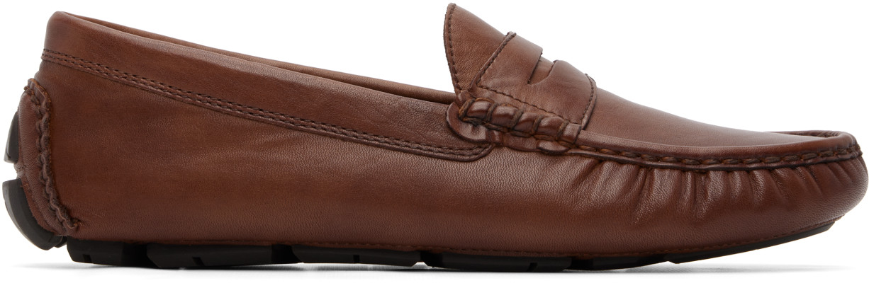 Polo Ralph Lauren, Polo Ralph Lauren Brown Anders Penny Loafers