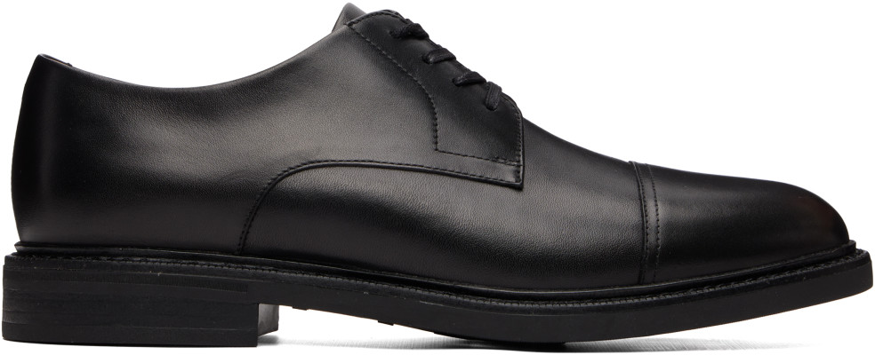 Polo Ralph Lauren, Polo Ralph Lauren Black Asher Captoe Derbys