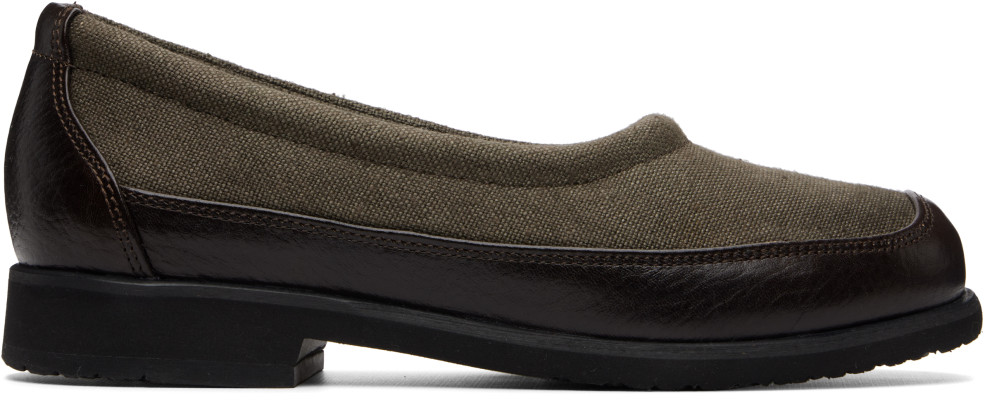 Our Legacy, OUR LEGACY Khaki Bohemian Slipper Loafers
