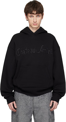 Мужское худи Amiri Chateau AMIRI оверсайз, черное