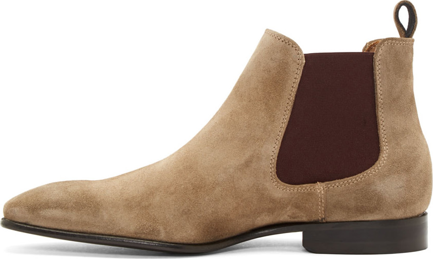 paul smith falconer suede chelsea boots