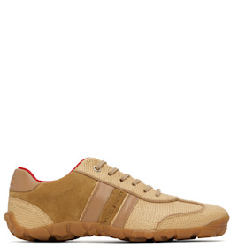 Beige Leather Sneakers - Wales Bonner