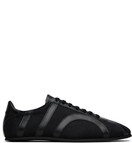 Black Canvas Sneakers - TOTEME