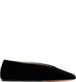 Black Olympia Slipper Flats - Le Monde Beryl