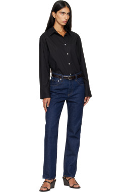 Navy 90s High Rise Straight Jeans - Citizens of Humanity