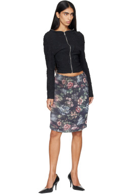 Black Jacquard Cardigan - Petra Fagerstrom