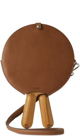 Brown Wood Beach Racket Set - Jil Sander