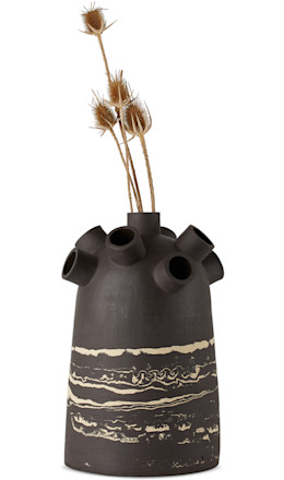Black & White Dome Vase - Marten Herma Anderson