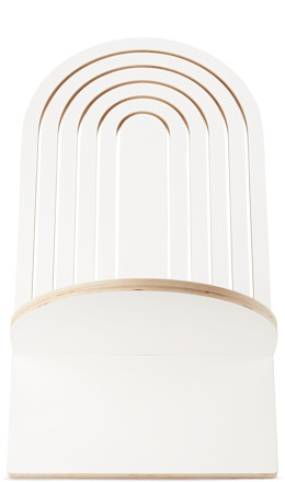 White Archway Chair - Curves by Sean Brown