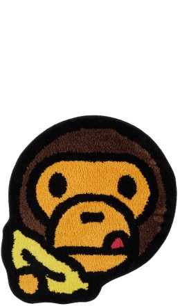 BAPE Baby Milo Sta Rug Brown Yellow for Women