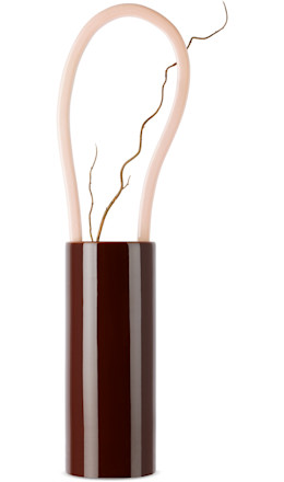 Burgundy & Pink 'Découpage' Vase - Vitra