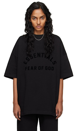 Black Crewneck T-Shirt - Fear of God ESSENTIALS