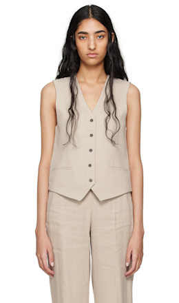 Beige Lena Vest - ANINE BING