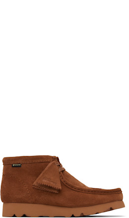 Tan Wallabee Gore-Tex Boots - Clarks Originals