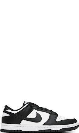 Black & White Dunk Low Sneakers - Nike