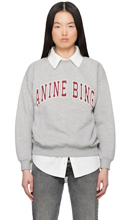 Gray Spencer Sweatshirt - ANINE BING