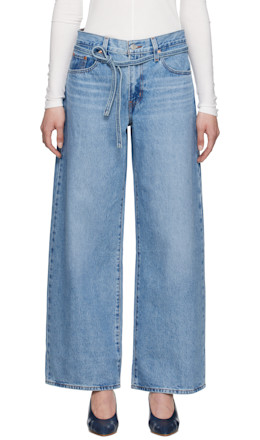 Blue XL Baggy Straight Jeans - Levi's