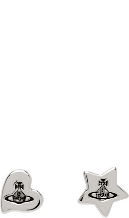 Silver Priscilla Earrings - Vivienne Westwood