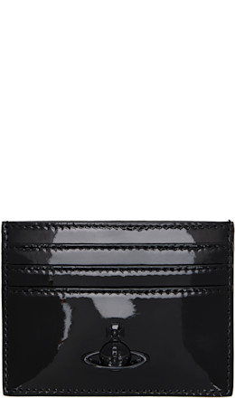 Black Flat Card Holder - Vivienne Westwood