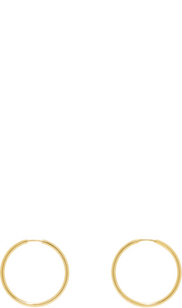 Gold Senorita Hoop Earrings - Maria Black