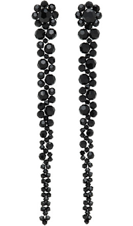 Black Drip Earrings - Simone Rocha