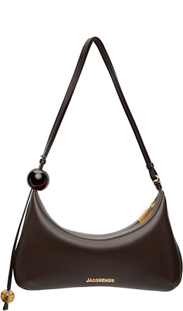 Brown La Croisière 'The large Bisou Perle' Bag - JACQUEMUS