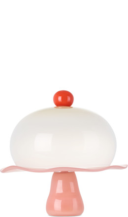 Pink & Off-White 'The Stand' Cake Stand - Helle Mardahl