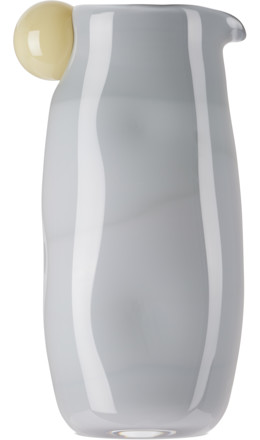 Blue & Yellow 'The Jug with a Twist' Jug - Helle Mardahl