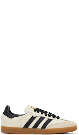 Off-White & Black Samba OG Sneakers - adidas Originals