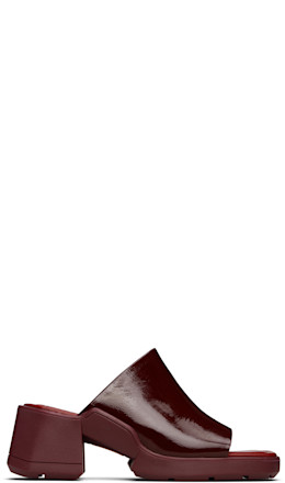 Burgundy Clarin Mules - Miista