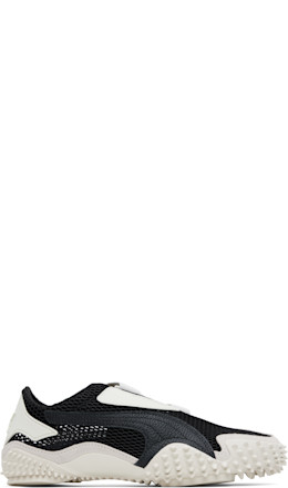 Black & Gray Mostro Mesh Sneakers - PUMA