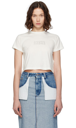 White Cropped T-shirt