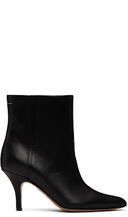Black Architype Ankle Boots - MM6 Maison Margiela