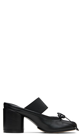 Black Anatomic Numeric Heeled Sandals