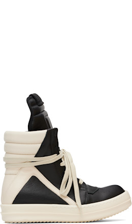 Black Concordians Geobasket Sneakers - Rick Owens