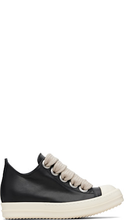 Black Concordians Jumbolace Low Sneaks Sneakers - Rick Owens