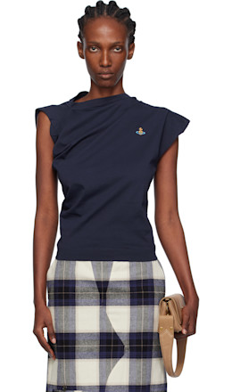 Navy Hebo T-shirt - Vivienne Westwood