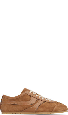 Tan Suede Sneakers - Dries Van Noten
