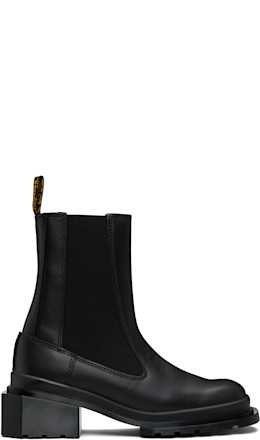 Black Maybole Square Toe Chelsea Boots - Dr. Martens