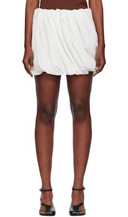 Off-White Rolled Hem Miniskirt - JW Anderson
