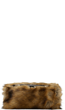 Brown Hand Faux-Fur Bag - Toga Pulla
