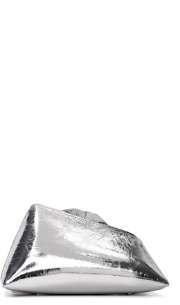 Silver 8:30 PM Clutch - The Attico