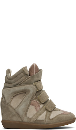 Taupe Bekett Sneakers - Isabel Marant