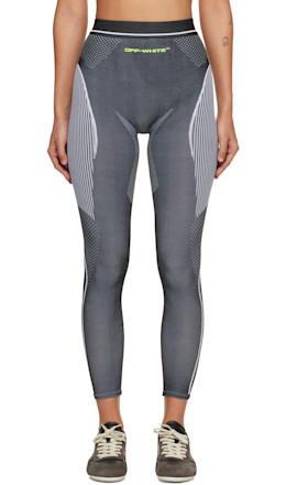 Gray Race Logo Arrow Seamless Leggings Gray Race Logo Arrow Seamless Leggings